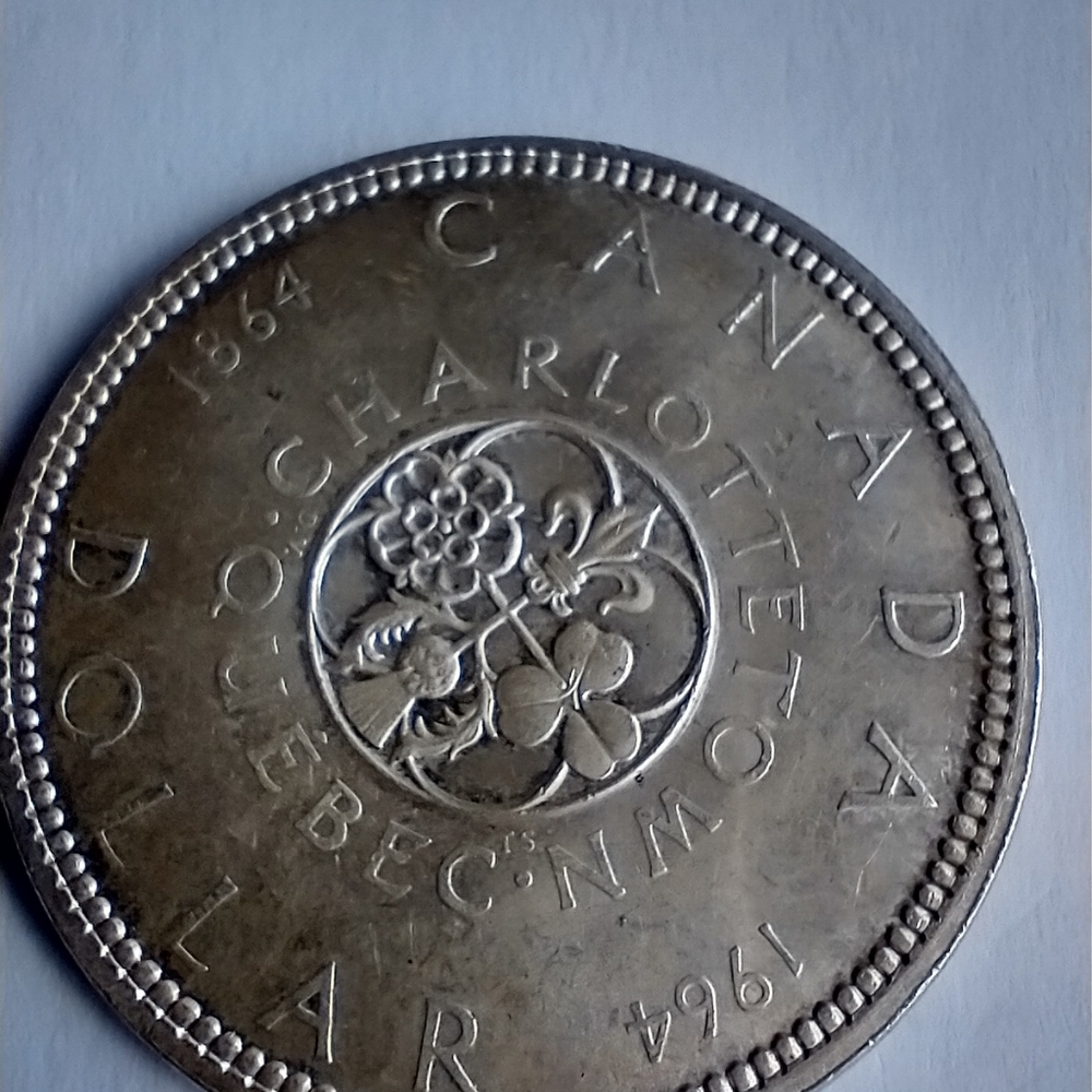 1964(1864-1964) Canadian Silver Dollar